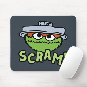 セサミストリート   Oscar the Grouch Scram! マウスパッド