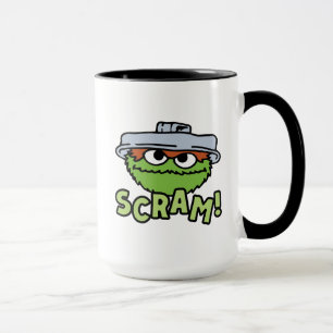 セサミストリート   Oscar the Grouch Scram! マグカップ
