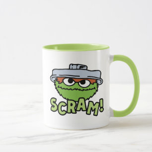 セサミストリート   Oscar the Grouch Scram! マグカップ