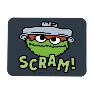 セサミストリート Oscar the Grouch Scram! マグネット