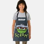 セサミストリート | Oscar the Grouch Scram! |名前の追加 エプロン (インサイチュ)