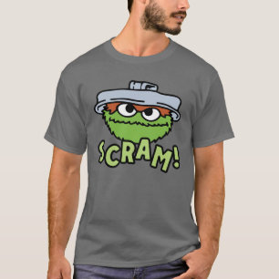 セサミストリート   Oscar the Grouch Scram! Tシャツ