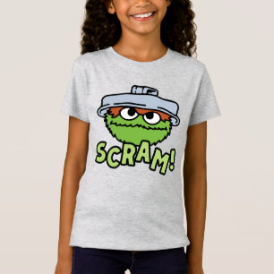 セサミストリート Oscar the Grouch Scram! Tシャツ