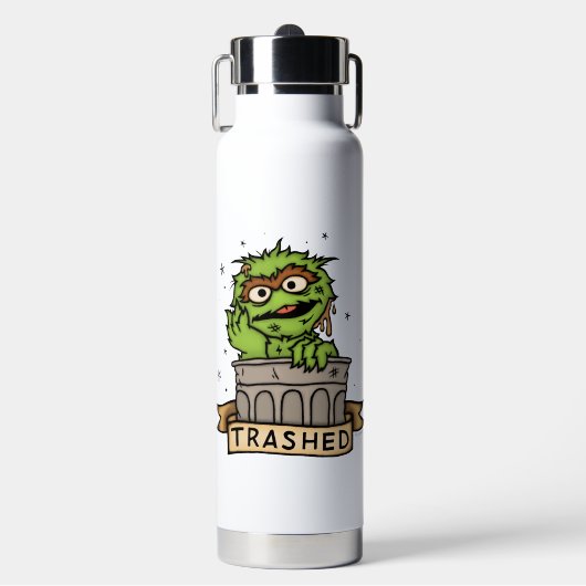 セサミストリート | Oscar the Grouch Trashed ウォーターボトル (正面)