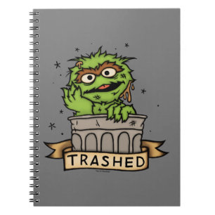 セサミストリート Oscar the Grouch Trashed ノートブック