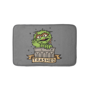 セサミストリート Oscar the Grouch Trashed バスマット