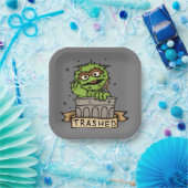 セサミストリート | Oscar the Grouch Trashed ペーパープレート (パーティー)