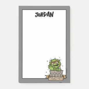 セサミストリート   Oscar the Grouch Trashed ポストイット