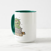 セサミストリート | Oscar the Grouch Trashed マグカップ (正面左)