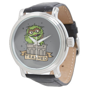 セサミストリート Oscar the Grouch Trashed 腕時計