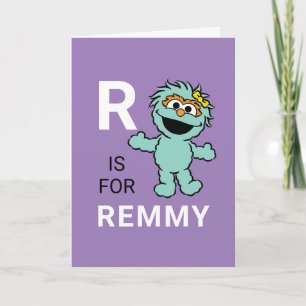 セサミストリート   Rはロシタ向け  名前の追加 カード