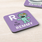 セサミストリート | Rはロシタ向け |名前の追加 コースター (左側)