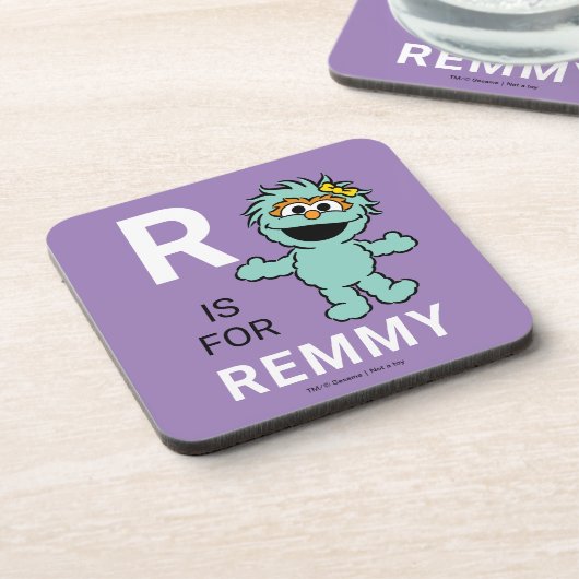 セサミストリート | Rはロシタ向け |名前の追加 コースター (左側)