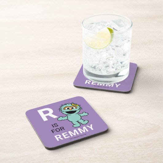 セサミストリート | Rはロシタ向け |名前の追加 コースター (右側)