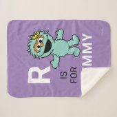 セサミストリート | Rはロシタ向け |名前の追加 シェルパブランケット (正面(横))