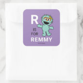 セサミストリート | Rはロシタ向け |名前の追加 スクエアシール (バッグ)