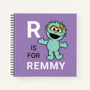 セサミストリート   Rはロシタ向け  名前の追加 ノートブック