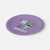 セサミストリート | Rはロシタ向け |名前の追加 ペーパープレート (アングル)