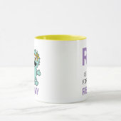 セサミストリート | Rはロシタ向け |名前の追加 マグカップ (中央)