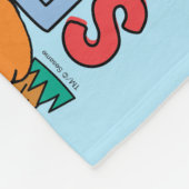 セサミストリート | Rainbow フリースブランケット (角)