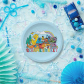 セサミストリート | Rainbow ペーパープレート (パーティー)