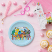 セサミストリート | Rainbow ペーパープレート (パーティー)