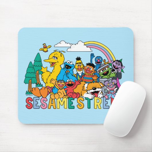 セサミストリート | Rainbow マウスパッド (マウス)
