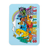 セサミストリート | Rainbow マグネット (縦)