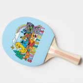 セサミストリート | Rainbow 卓球ラケット (横)