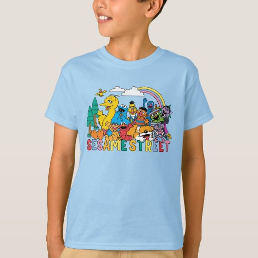 セサミストリート | Rainbow Tシャツ (正面)