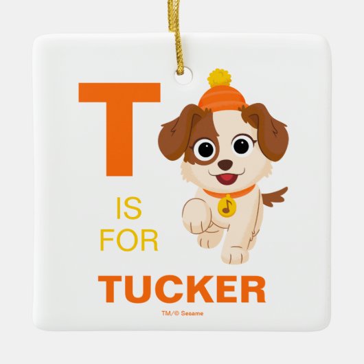 セサミストリート | Winter Tango セラミックオーナメント (正面)