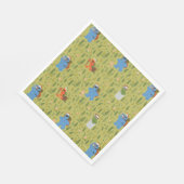 セサミストリート | Woodland Friends Pattern スタンダードランチョンナプキン (角)