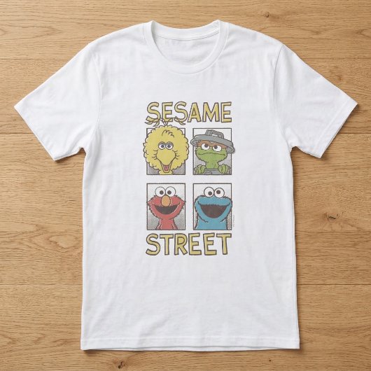セサミストリートVintageのキャラクターの漫画2 Tシャツ