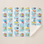 セサミパルス歩く沿いのセサミストリート シェルパブランケット (正面(横))