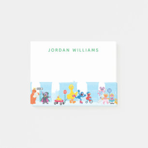 セサミパルス歩く沿いのセサミストリート ポストイット