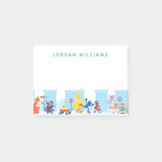 セサミパルス歩く沿いのセサミストリート ポストイット (正面)