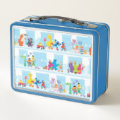 セサミパルス歩く沿いのセサミストリート メタルランチボックス (裏面)