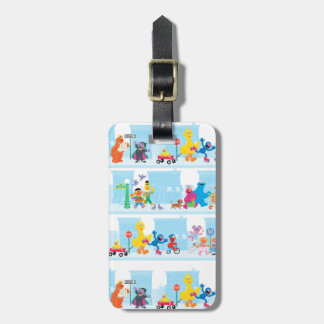 セサミパルス歩く沿いのセサミストリート ラゲッジタグ