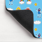 セサミパルズレインボードレー模様 マウスパッド (コーナー)