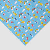 セサミパルズレインボードレー模様 薄葉紙 (詳細)