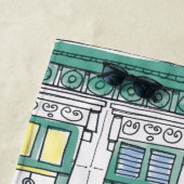 セサミ・パルズ・ドードリーの図 ビーチタオル (インサイチュ)