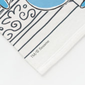 セサミ・パルズ・ドードリーの図 フリースブランケット (角)