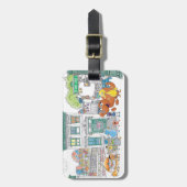 セサミ・パルズ・ドードリーの図 ラゲッジタグ (正面縦)