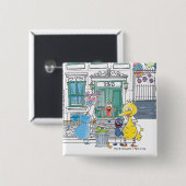 セサミ・パルズ・ドードリーの図 缶バッジ (正面&裏面)