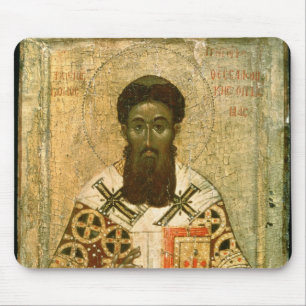 セサロニキのSt Gregoryの大主教のアイコン マウスパッド