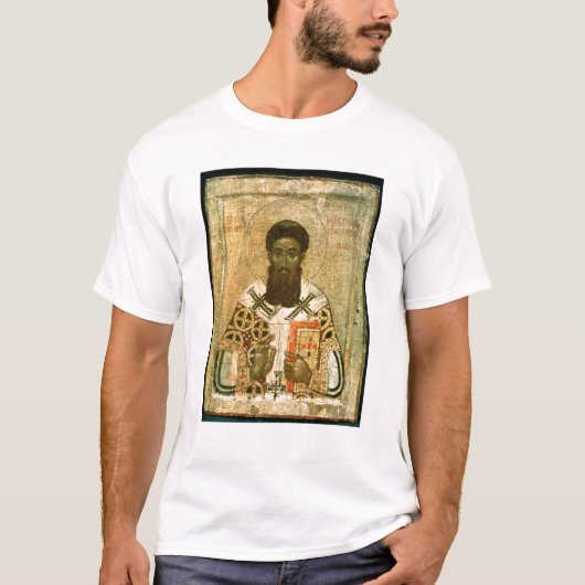 セサロニキのSt Gregoryの大主教のアイコン Tシャツ (正面)
