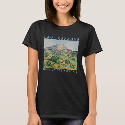 セザンヌおもしろいTアート印象派絵画のメンズウォム Tシャツ (正面)