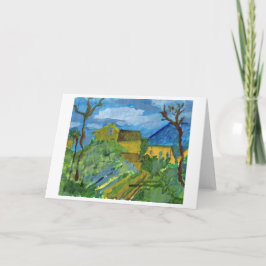 セザンヌのメッセージカードへの尊敬 カード
