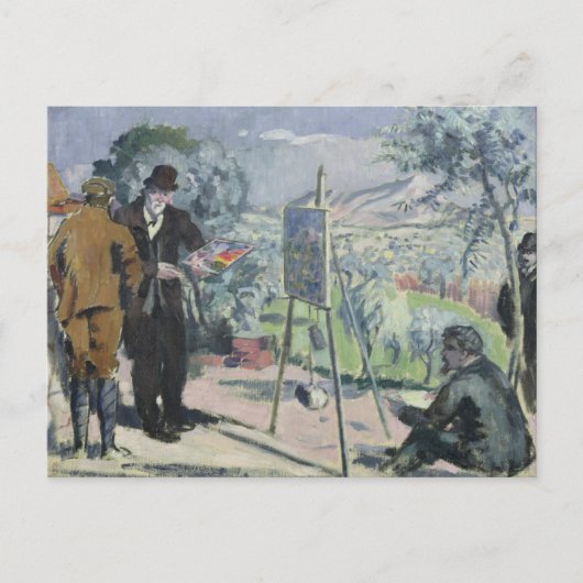 セザンヌの家への訪問 ポストカード (正面)