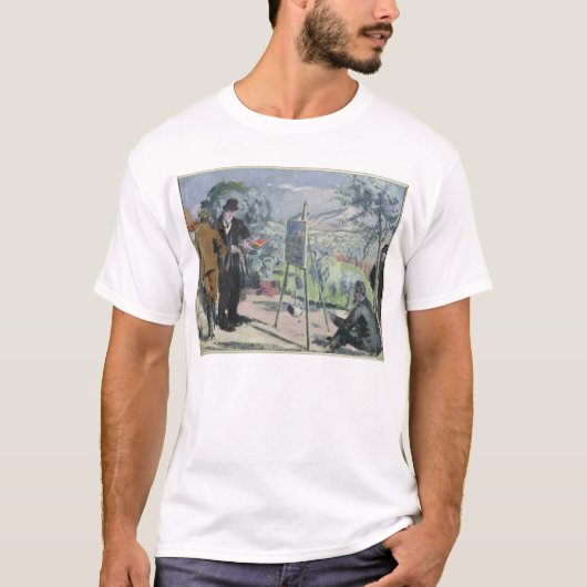 セザンヌの家への訪問 Tシャツ (正面)